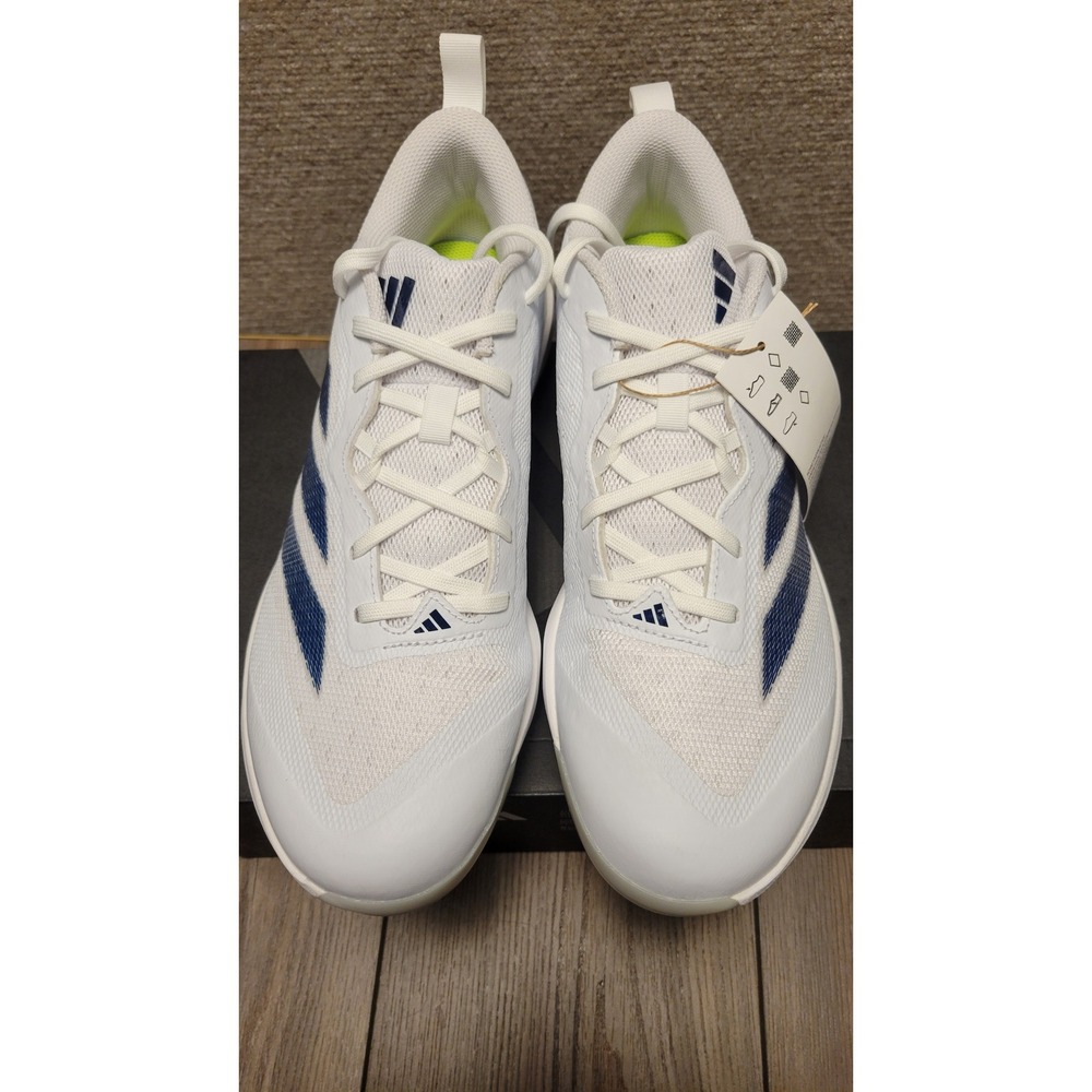 Adidas Adizero Instinct TPU Softball Cleats‎ Womens 11 White Navy IH3473 New
